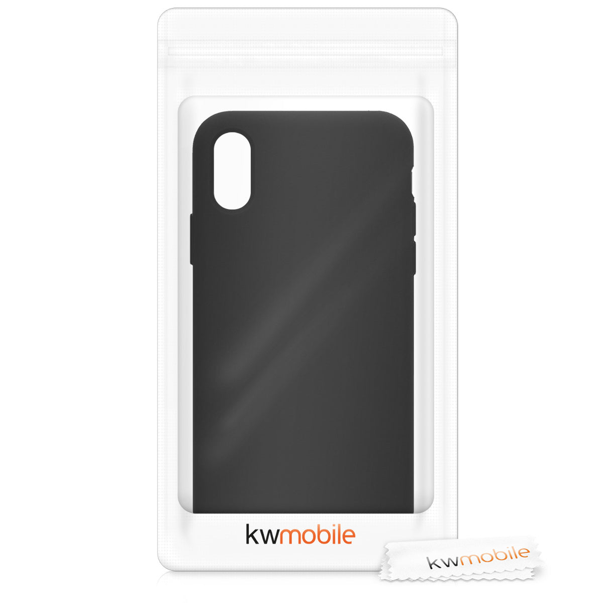 kwmobile Phone Case for Apple iPhone XS - Silicone Case - Wireless Charging - Protective Cover