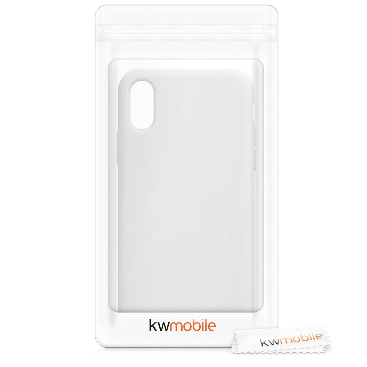 kwmobile Phone Case for Apple iPhone XS - Silicone Case - Wireless Charging - Protective Cover