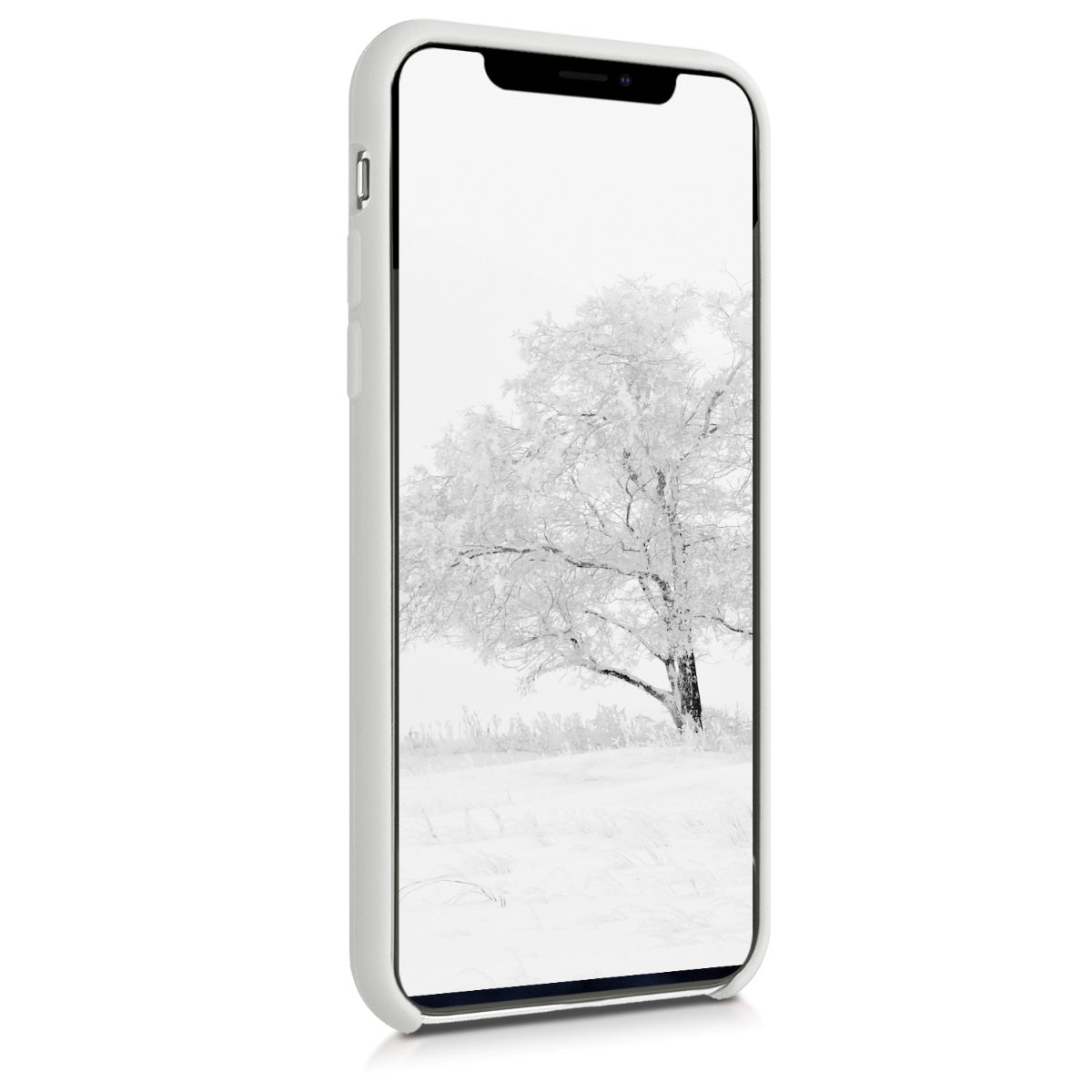 kwmobile Phone Case for Apple iPhone XS - Silicone Case - Wireless Charging - Protective Cover