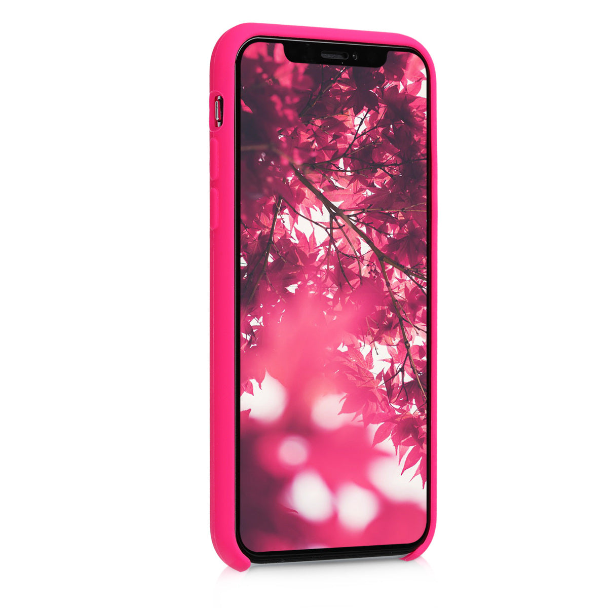 kwmobile Phone Case for Apple iPhone XS - Silicone Case - Wireless Charging - Protective Cover