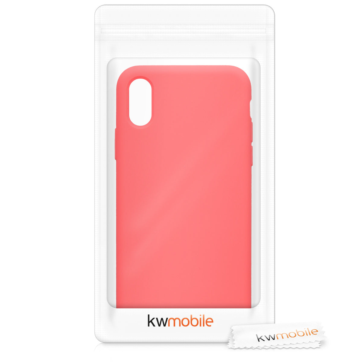 kwmobile Phone Case for Apple iPhone XS - Silicone Case - Wireless Charging - Protective Cover
