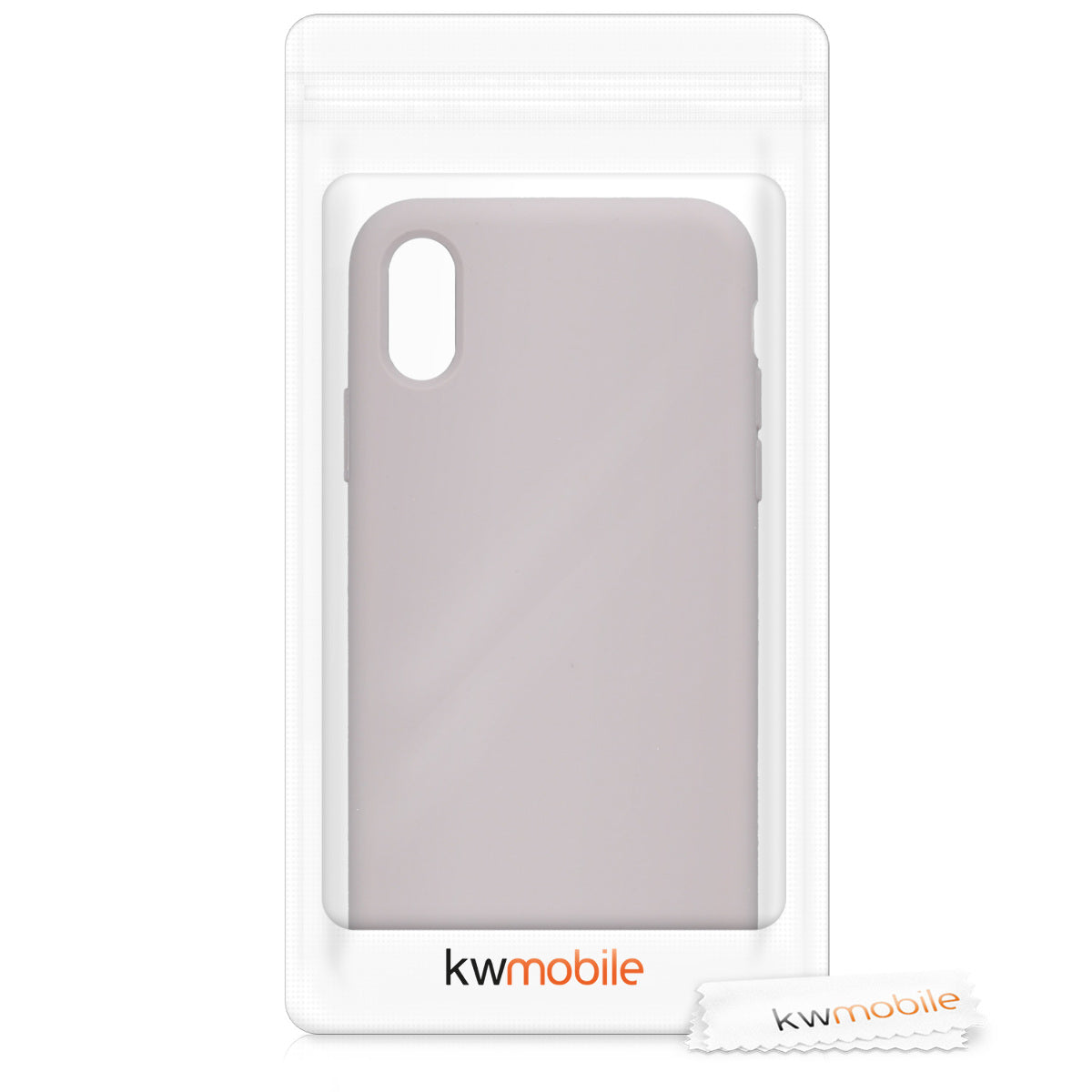 kwmobile Phone Case for Apple iPhone XS - Silicone Case - Wireless Charging - Protective Cover