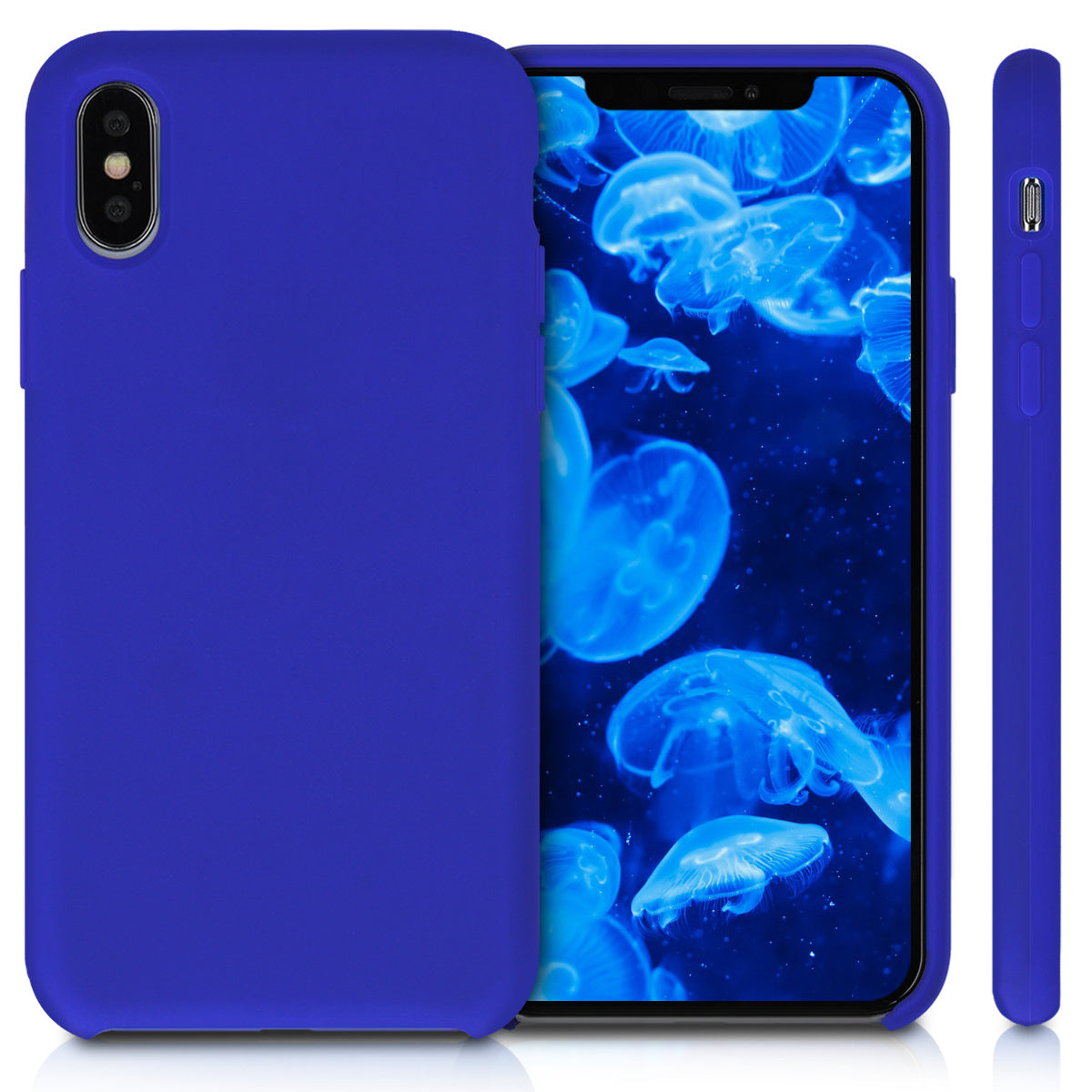 kwmobile Phone Case for Apple iPhone XS - Silicone Case - Wireless Charging - Protective Cover