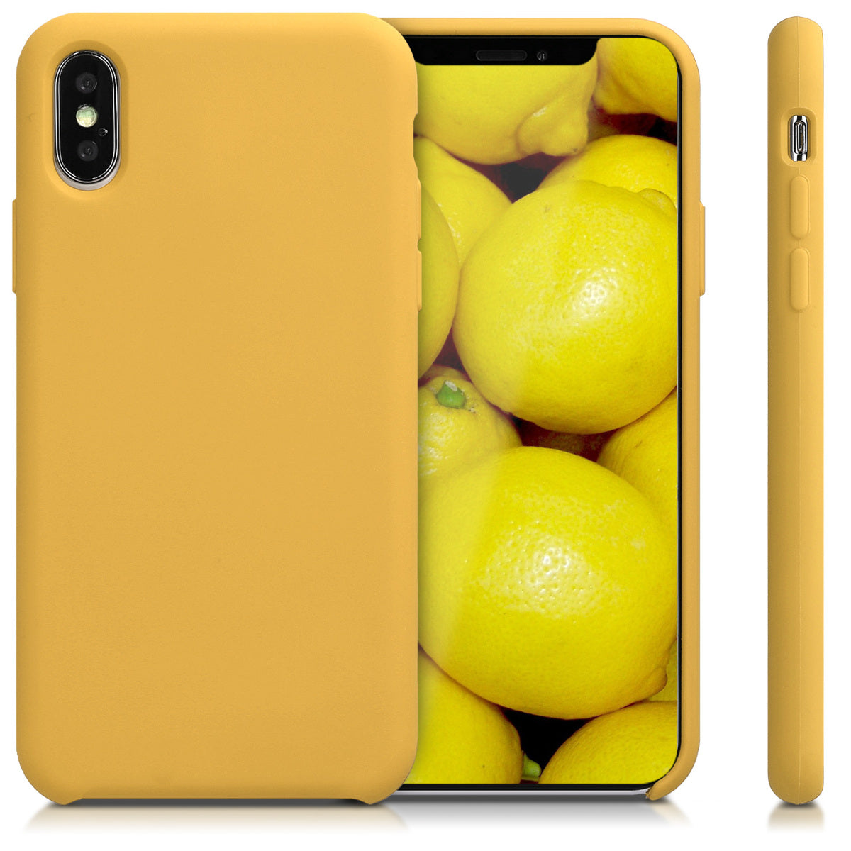kwmobile Phone Case for Apple iPhone XS - Silicone Case - Wireless Charging - Protective Cover