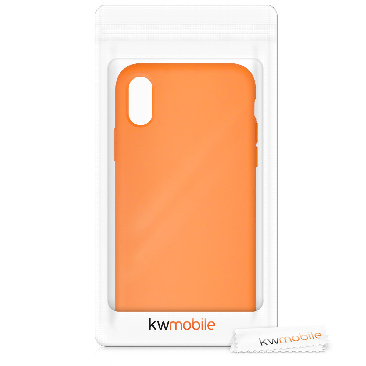 kwmobile Phone Case for Apple iPhone XS - Silicone Case - Wireless Charging - Protective Cover