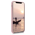 kwmobile Phone Case for Apple iPhone XS - Silicone Case - Wireless Charging - Protective Cover