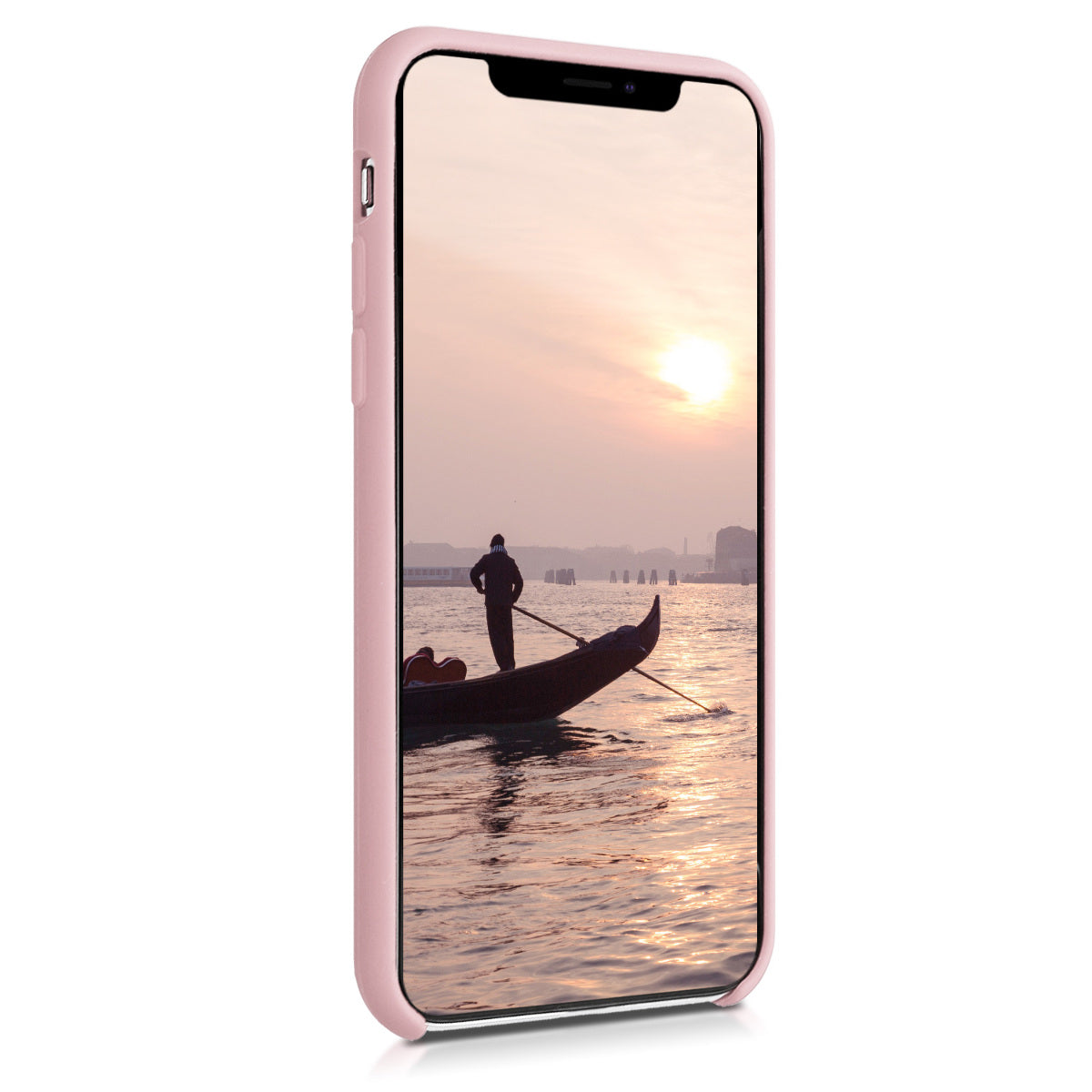 kwmobile Phone Case for Apple iPhone XS - Silicone Case - Wireless Charging - Protective Cover