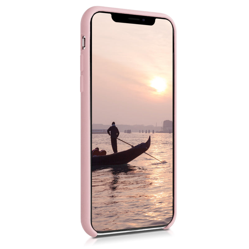kwmobile Phone Case for Apple iPhone XS - Silicone Case - Wireless Charging - Protective Cover