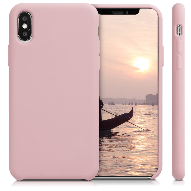 kwmobile Phone Case for Apple iPhone XS - Silicone Case - Wireless Charging - Protective Cover