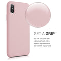kwmobile Phone Case for Apple iPhone XS - Silicone Case - Wireless Charging - Protective Cover