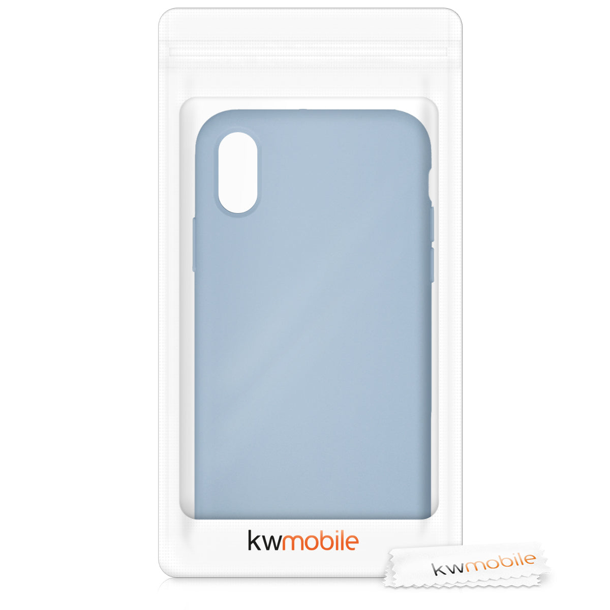 kwmobile Phone Case for Apple iPhone XS - Silicone Case - Wireless Charging - Protective Cover