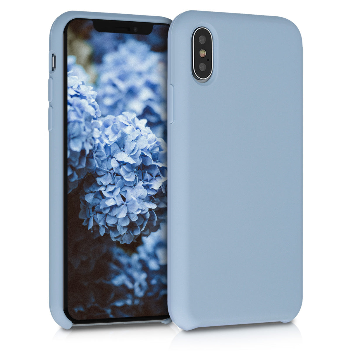 kwmobile Phone Case for Apple iPhone XS - Silicone Case - Wireless Charging - Protective Cover