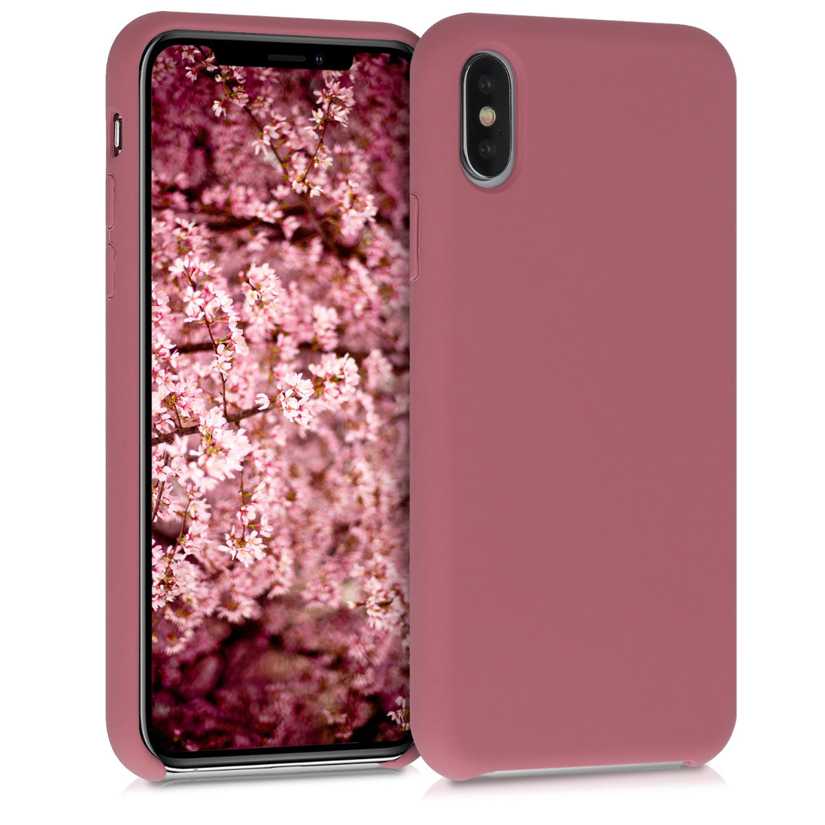 kwmobile Phone Case for Apple iPhone XS - Silicone Case - Wireless Charging - Protective Cover