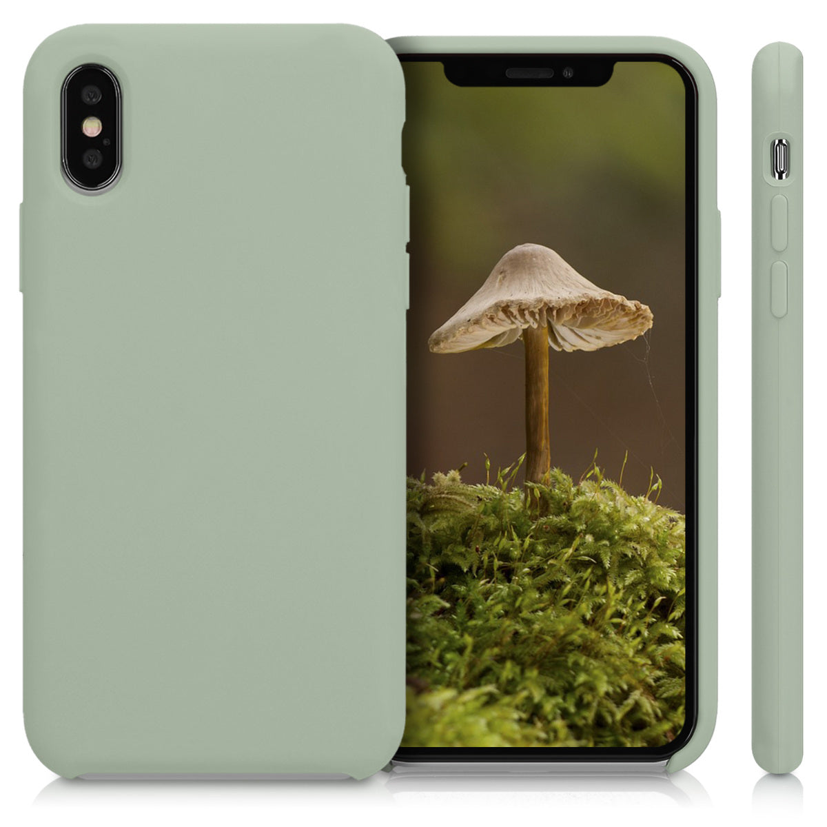 kwmobile Phone Case for Apple iPhone XS - Silicone Case - Wireless Charging - Protective Cover