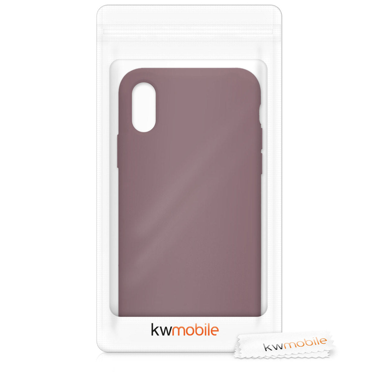 kwmobile Phone Case for Apple iPhone XS - Silicone Case - Wireless Charging - Protective Cover