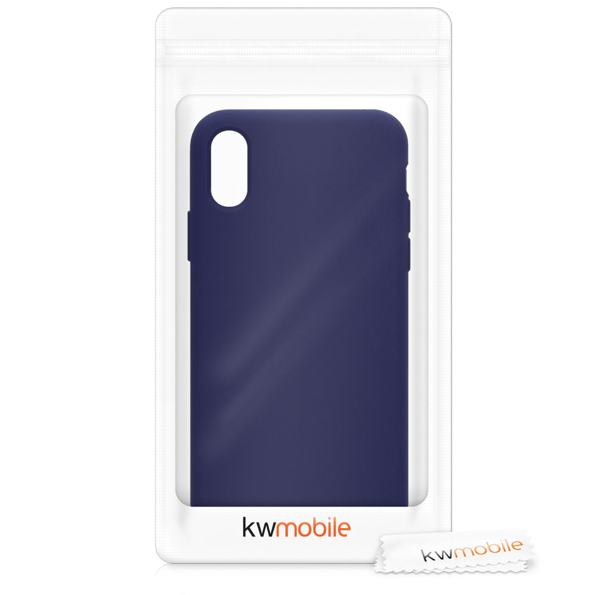 kwmobile Phone Case for Apple iPhone XS - Silicone Case - Wireless Charging - Protective Cover