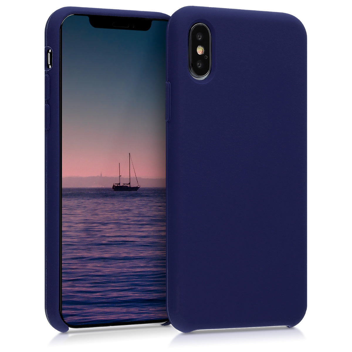 kwmobile Phone Case for Apple iPhone XS - Silicone Case - Wireless Charging - Protective Cover
