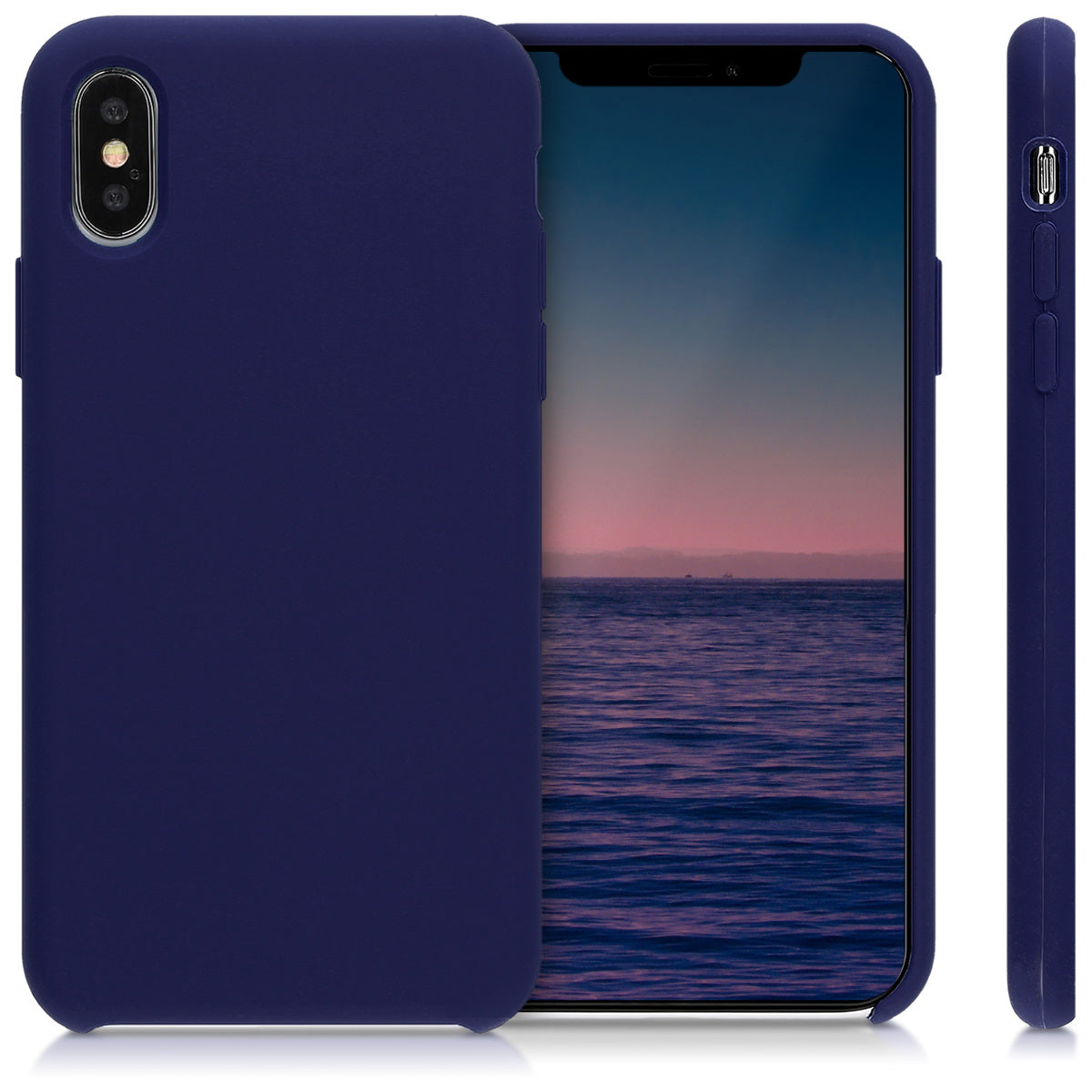 kwmobile Phone Case for Apple iPhone XS - Silicone Case - Wireless Charging - Protective Cover