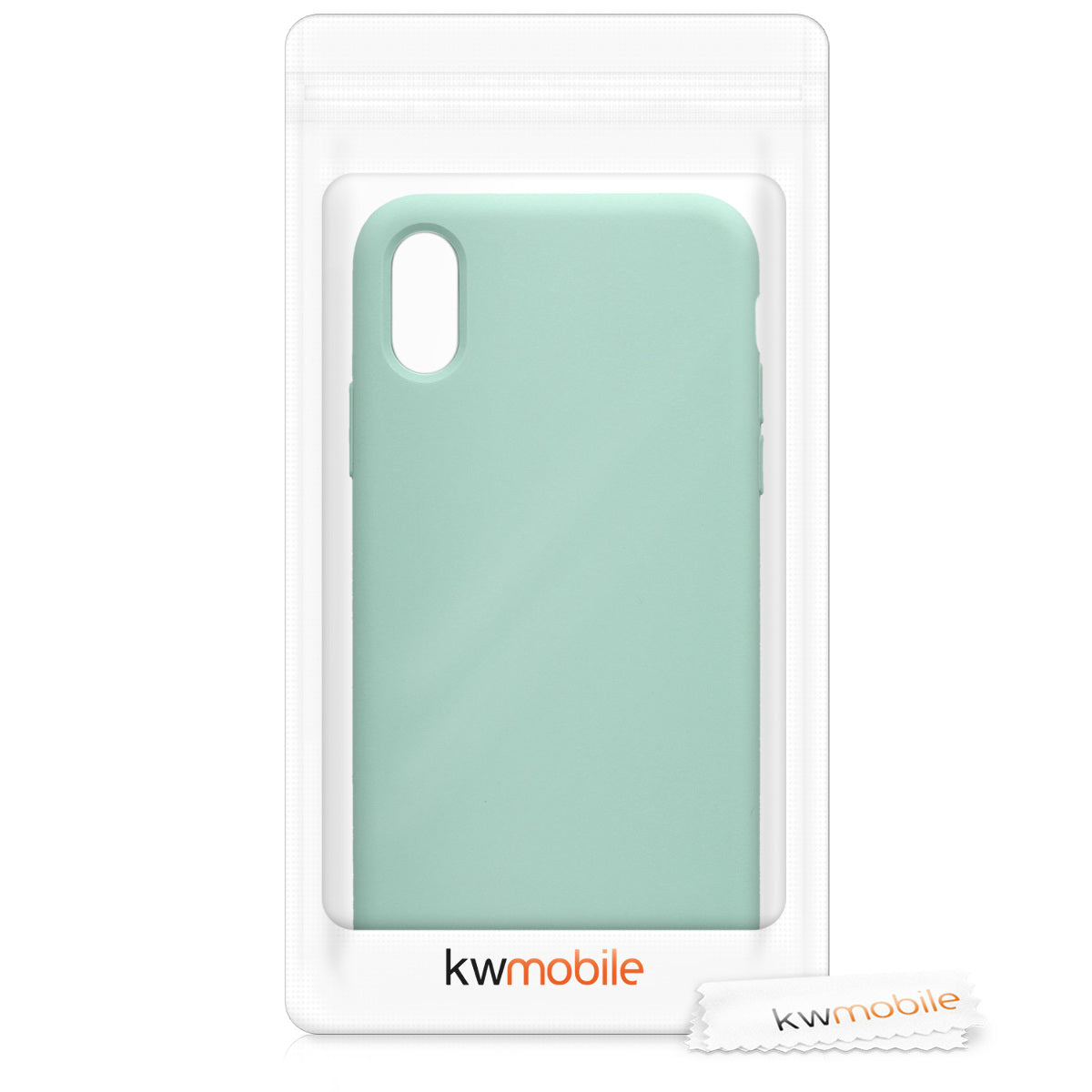 kwmobile Phone Case for Apple iPhone XS - Silicone Case - Wireless Charging - Protective Cover