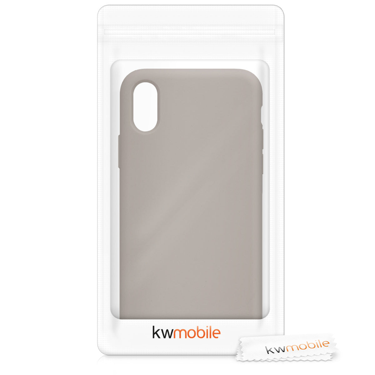 kwmobile Phone Case for Apple iPhone XS - Silicone Case - Wireless Charging - Protective Cover