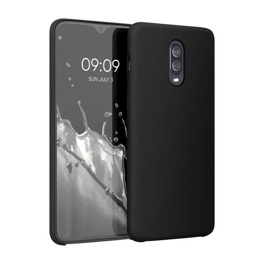 kwmobile Phone Case for OnePlus 6T - Silicone Cover - Wireless Charging - Protective Case