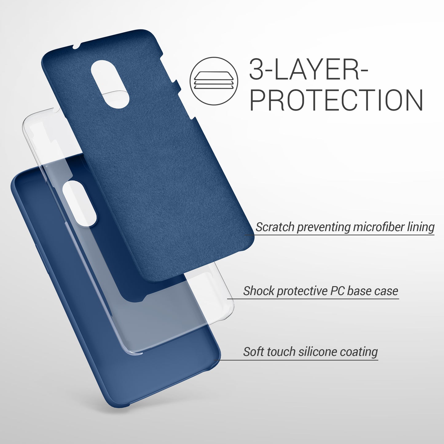 OnePlus 6T Silicone Phone Case