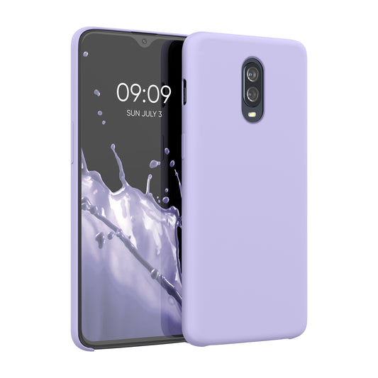 kwmobile Phone Case for OnePlus 6T - Silicone Cover - Wireless Charging - Protective Case