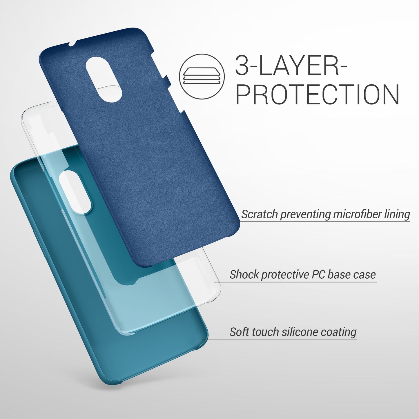 OnePlus 6T Silicone Phone Case