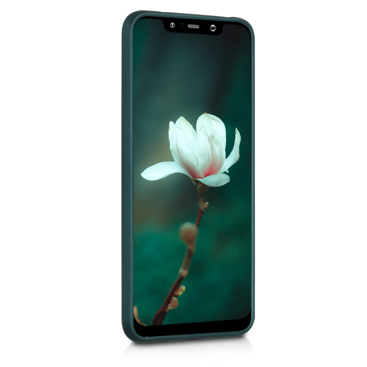 kwmobile Case for Xiaomi Pocophone F1 - Shimmering Silicone Cover - Protective Case