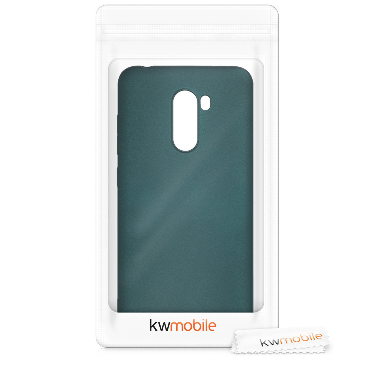 kwmobile Case for Xiaomi Pocophone F1 - Shimmering Silicone Cover - Protective Case