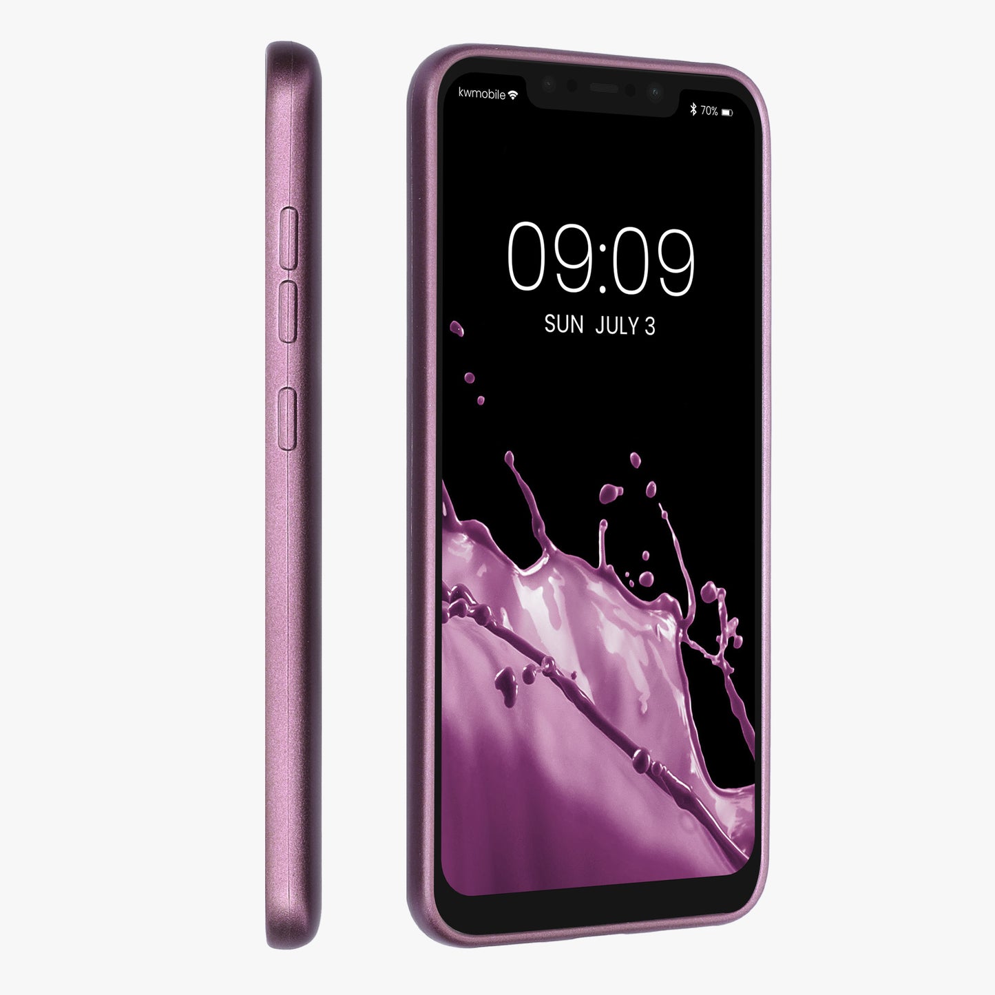 kwmobile Case for Xiaomi Pocophone F1 - Shimmering Silicone Cover - Protective Case