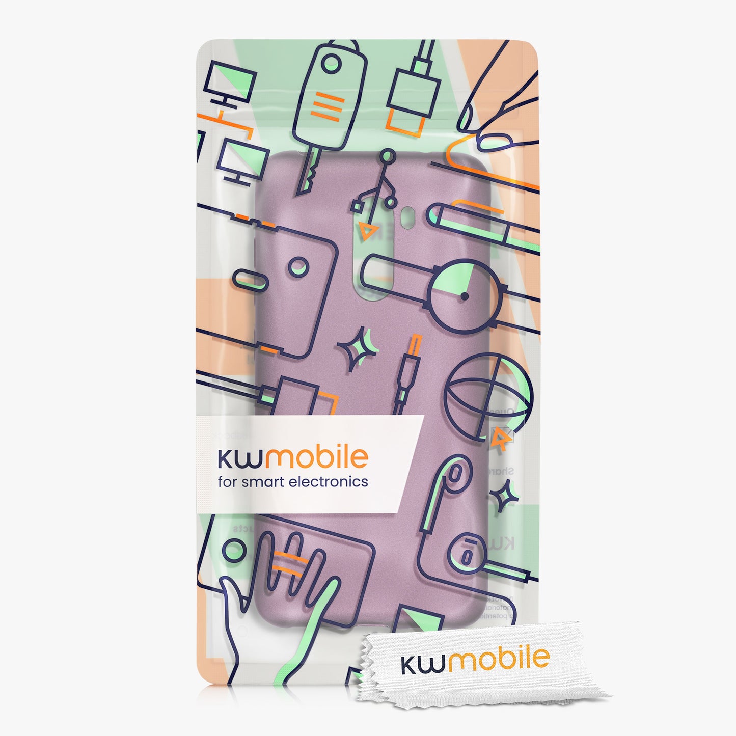 kwmobile Case for Xiaomi Pocophone F1 - Shimmering Silicone Cover - Protective Case