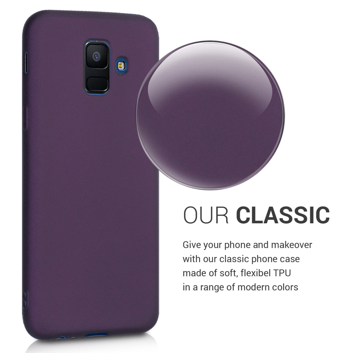Samsung Galaxy A6 (2018) Metallic Phone Case