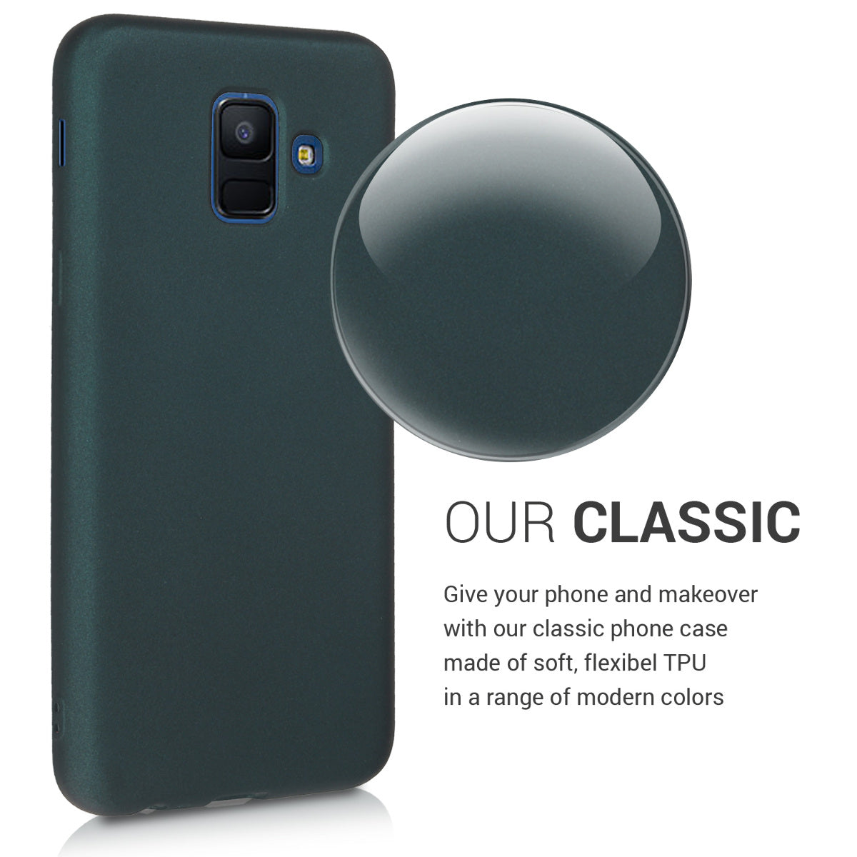 Samsung Galaxy A6 (2018) Metallic Phone Case