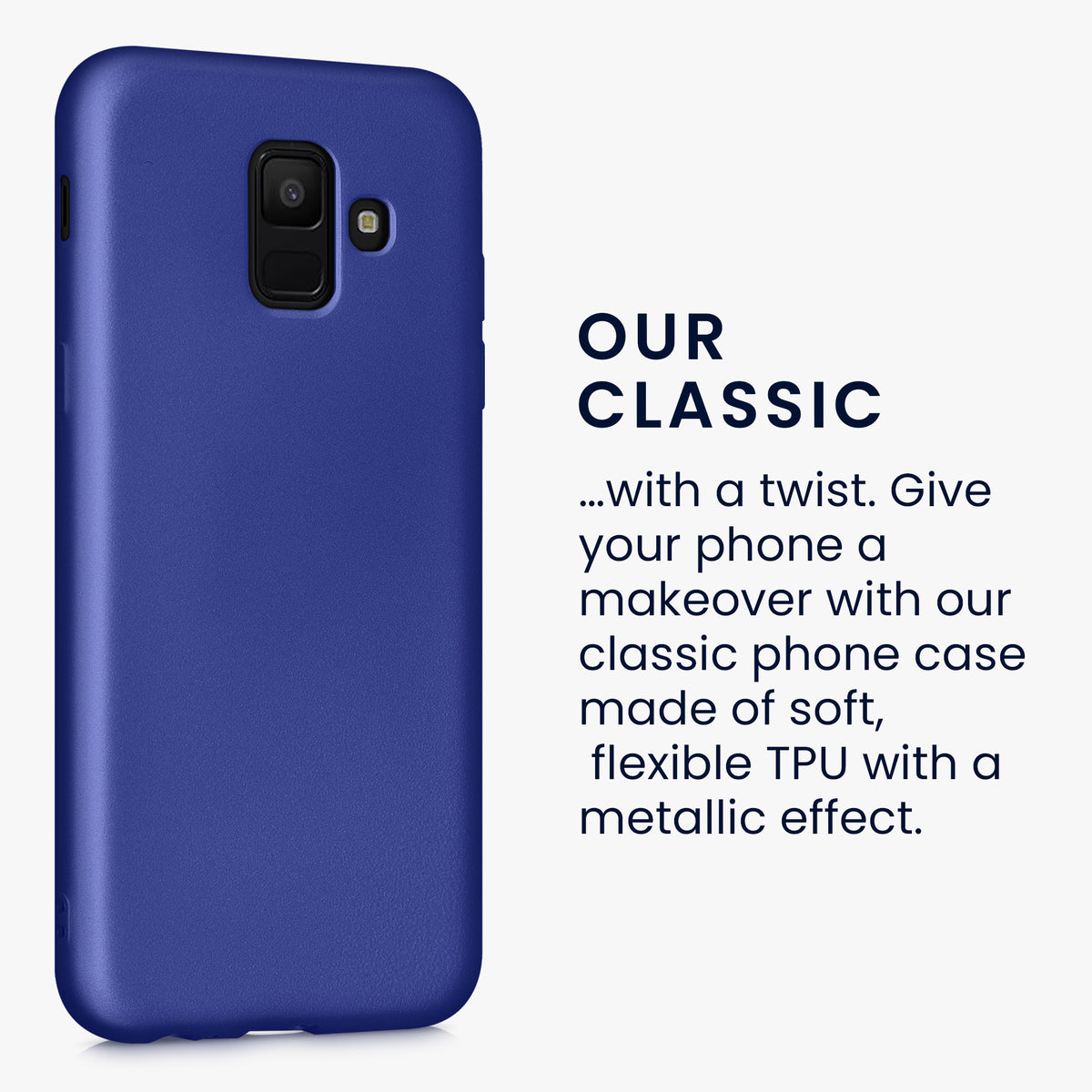 Samsung Galaxy A6 (2018) Metallic Phone Case