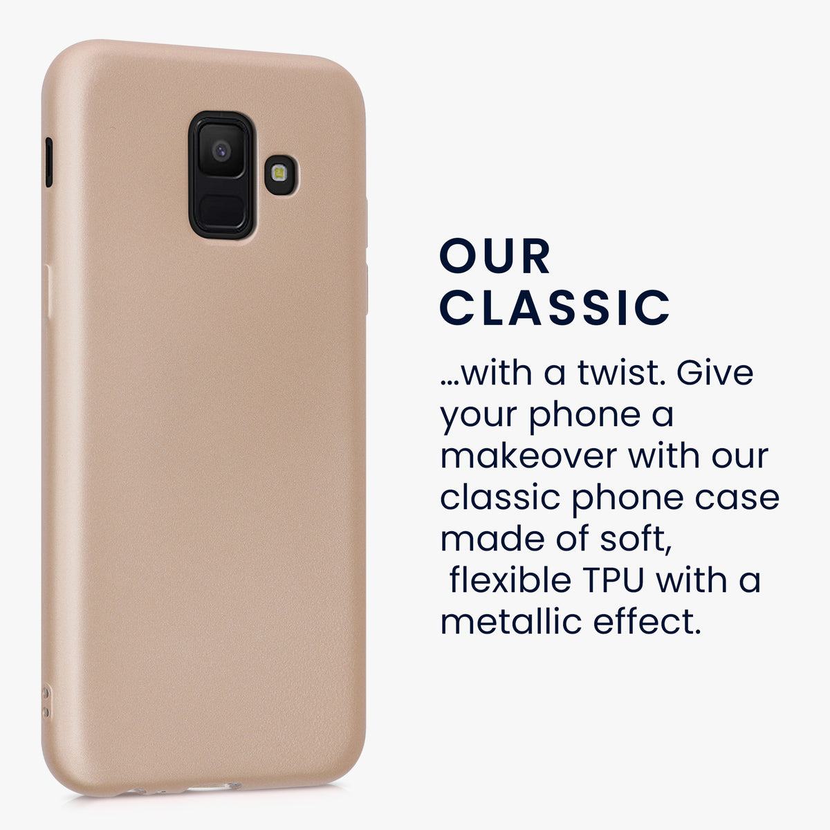 Samsung Galaxy A6 (2018) Metallic Phone Case