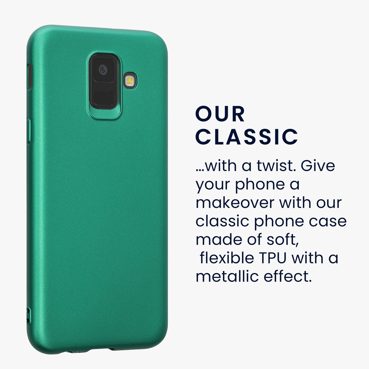 Samsung Galaxy A6 (2018) Metallic Phone Case