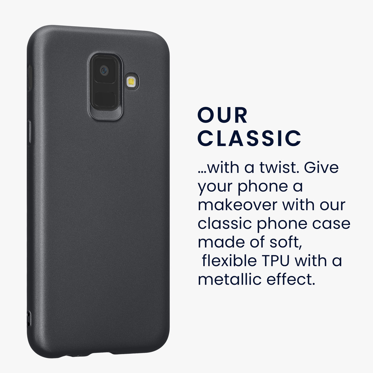Samsung Galaxy A6 (2018) Metallic Phone Case