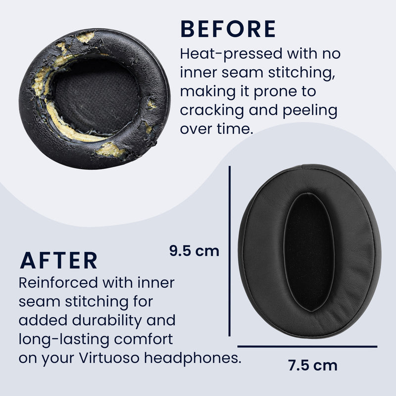 kwmobile Ear Pads for Sennheiser HD 4.50 BTNC Earpads Replacement Earpads Headphone Spare Parts Headphone Replacement Pads Over Ear Headphones