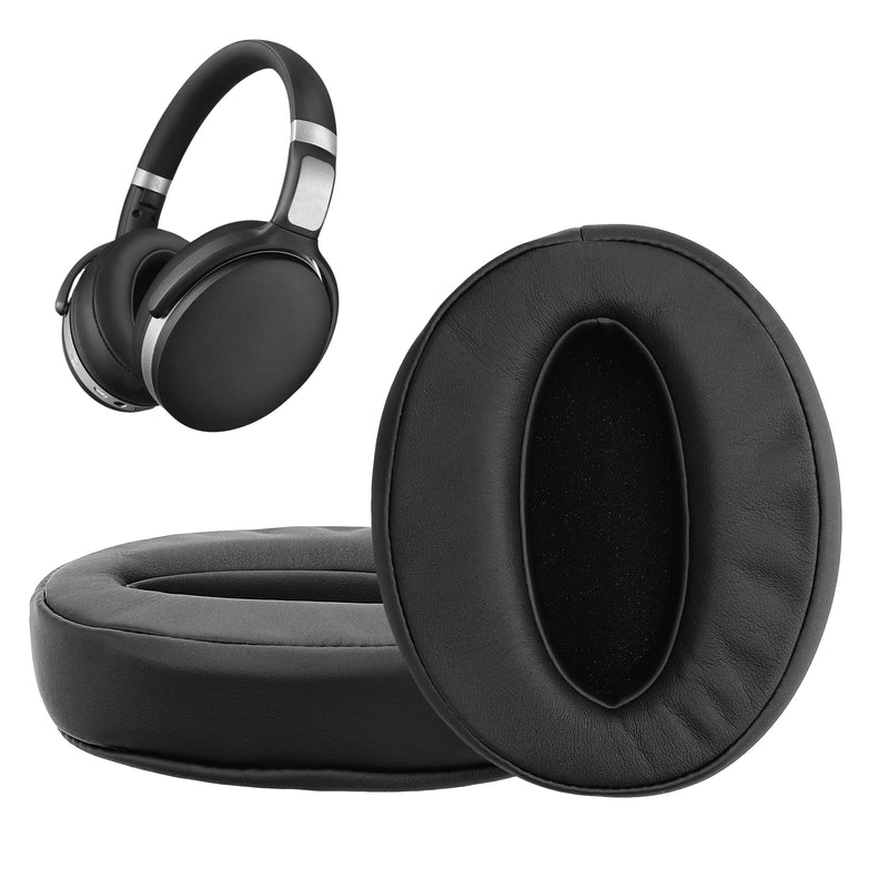 kwmobile 2x Ohr Polster für Sennheiser HD 4.50 BTNC Ohrpolster - Ersatz Ohrpolster - Kopfhörer Ersatzteile - Kopfhörer Ersatzpolster für Over Ear Headphones Schwarz  