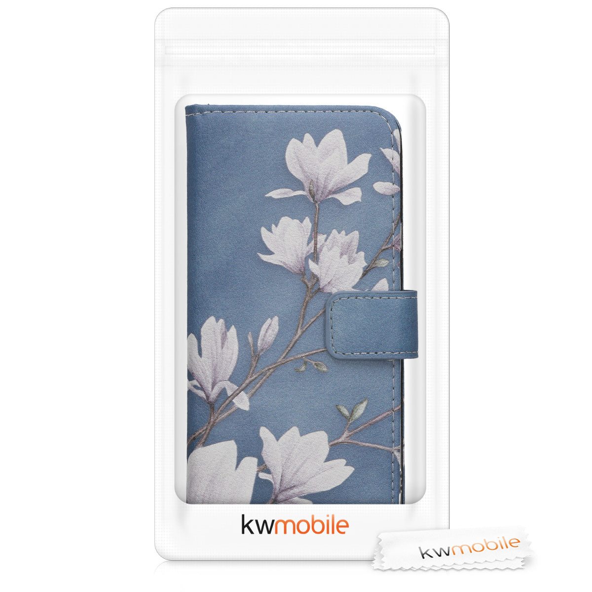 kwmobile Wallet Case Compatible with Samsung Galaxy A7 (2018) - Cover with Stand and Card Slots