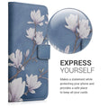 kwmobile Wallet Case Compatible with Samsung Galaxy A7 (2018) - Cover with Stand and Card Slots