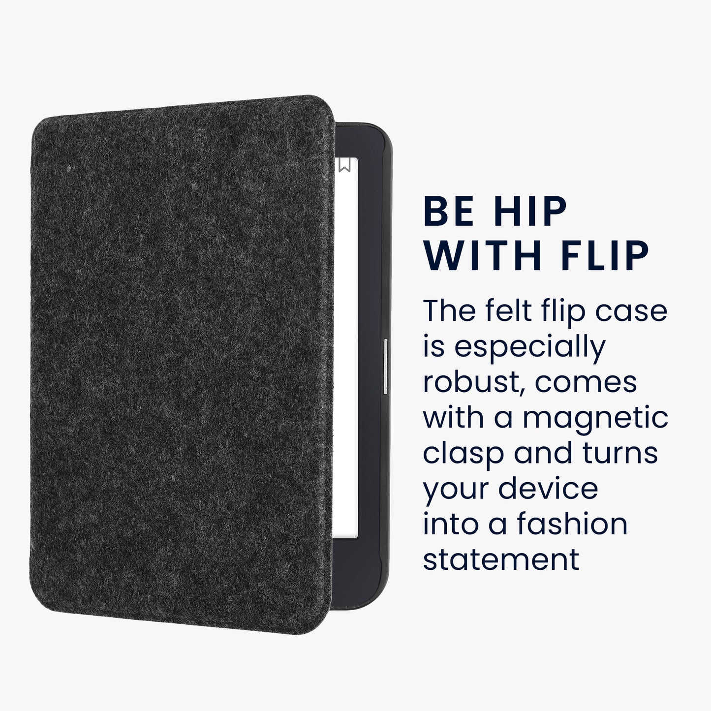 Felt sleeve compatible with Tolino Shine 3