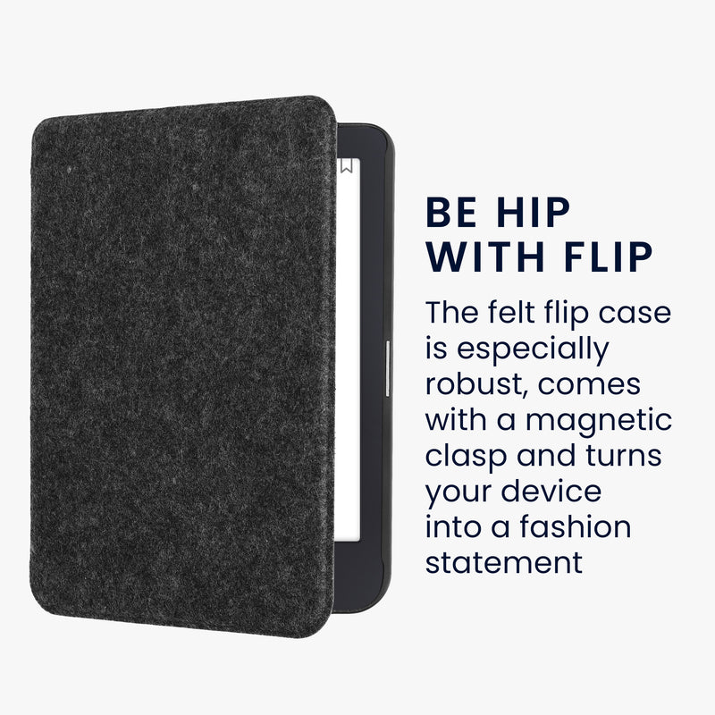 Felt sleeve compatible with Tolino Shine 3