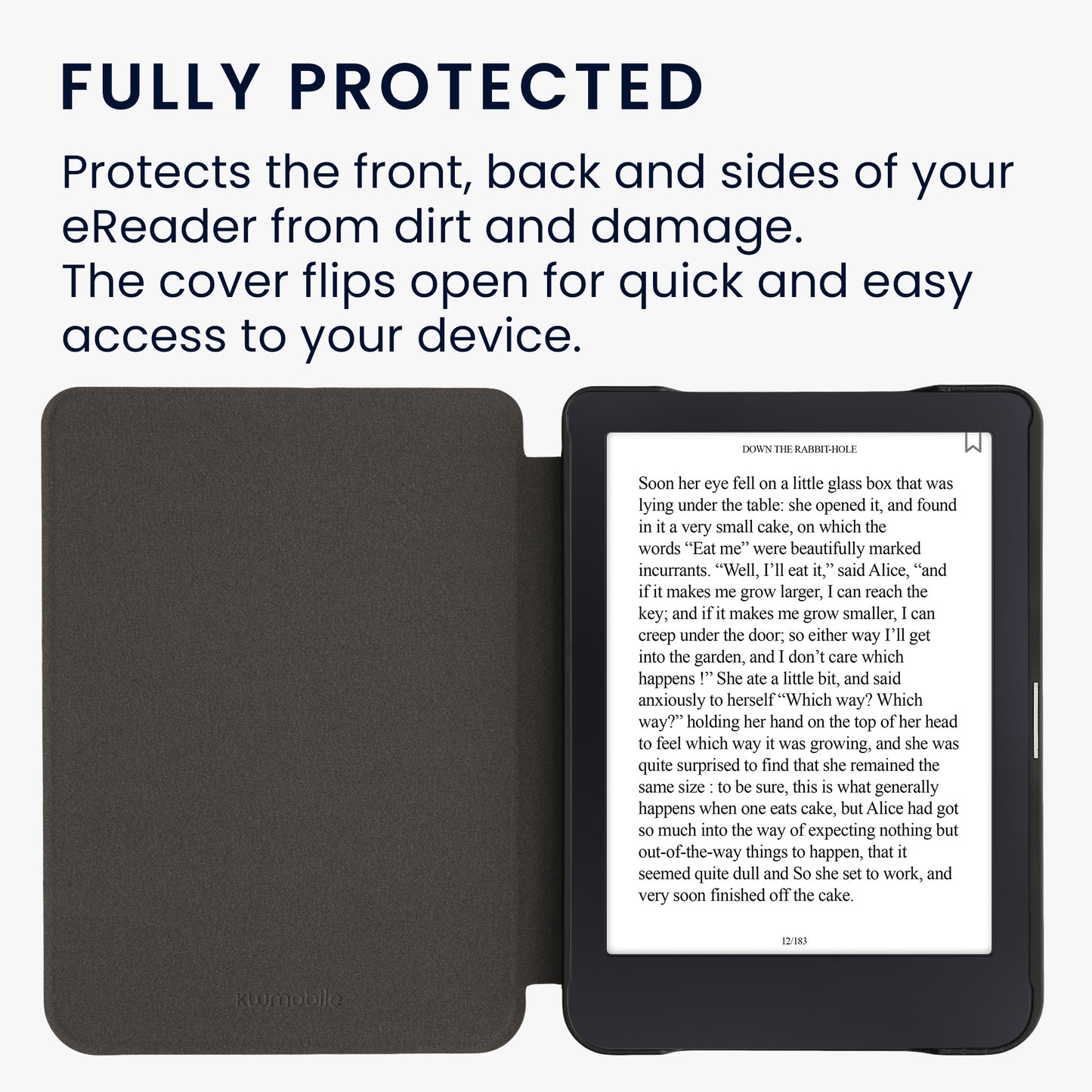 Felt sleeve compatible with Tolino Shine 3