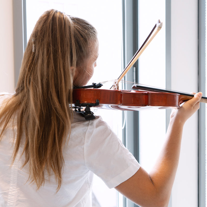 kwmobile Geige Schulterstütze - verstellbar gepolstert gummierte Füße - Violine Schulter Geigenstütze - Schulterstütze