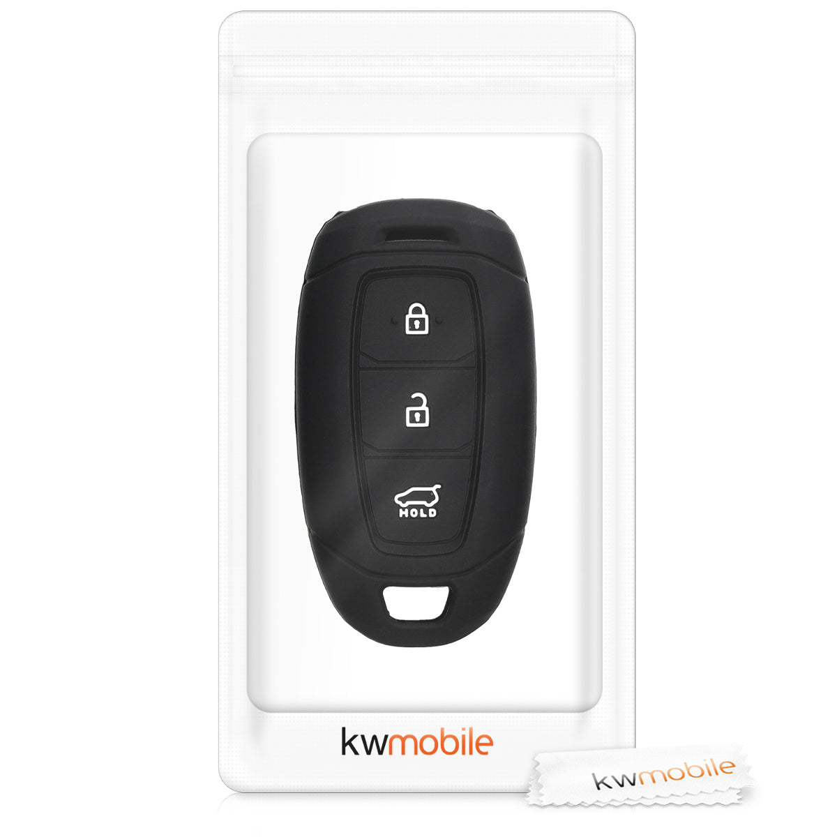 Hyundai 3-Button Keyless Go Silicone Car Key Cover