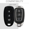 Hyundai 3-Button Keyless Go Silicone Car Key Cover