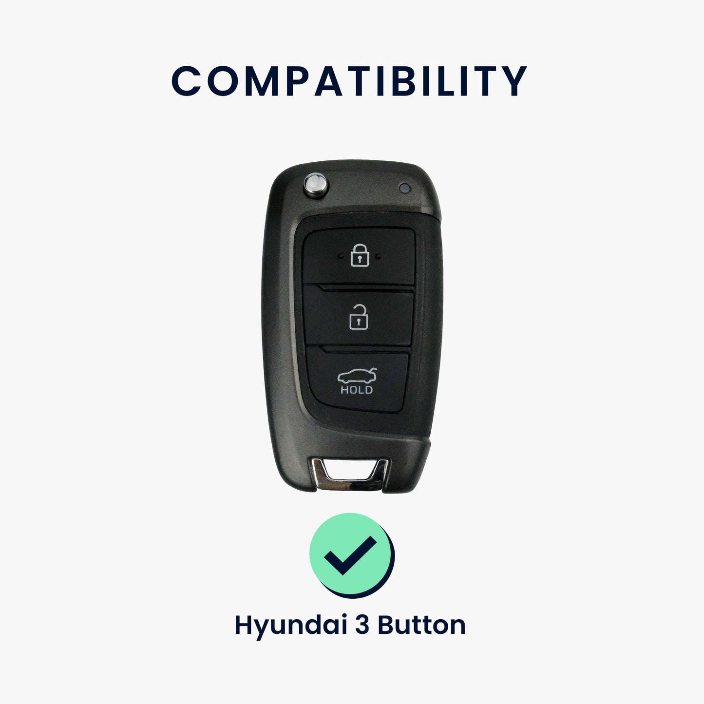 Silicone case compatible with Hyundai car key