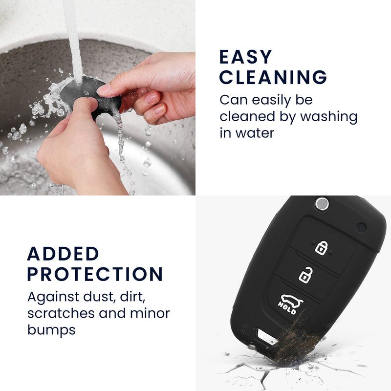 Silicone case compatible with Hyundai car key
